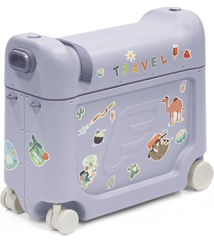 Stokke Jetkids Bedbox - Kids Ride-On Suitcase & Travel Bag, Helps