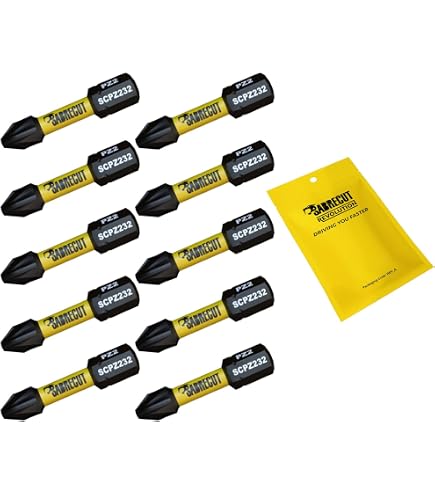 10 Embouts Visseuse à Choc SabreCut PH2 50mm – Lot Costaud