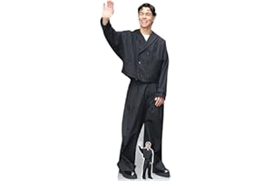 Star Cutouts CS1263 Malachi Barton in Black Outfit – 193cm Lifesize Cardboard Cutout | Great Display for Parties, Collectors & Film Fans
