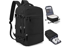 SEAFEW Plecak próżniowy, bagaż podręczny, plecak 40x30x20 do podróży Ryanair, bagaż podręczny pod siedzeniem 45x36x20, torba podróżna do samolotu, wodoodporny plecak codzienny turystyczny