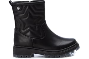 XTI - Botín Cierre de Cremallera para niña, Color: Marron, Talla: 34