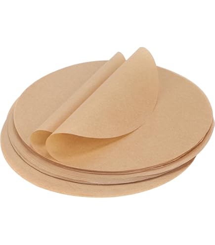 Papier Sulfurisé Danger 200 Feuilles Papier Sulfurisé Rond 32 Cm - Antiadhésif Réutilisable - Pour Four Et Barbecue Feuille Cuisson