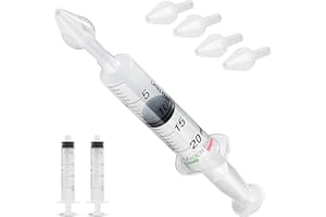 ITALSOLUTIONS Kit Lavaggio Nasale Bambini e Adulti - Made in Italy - 2 Siringhe Maxi 20 ml 4 Olive Nasali per Lavaggi Neonato (2 Siringhe 20ml 4 Olive)