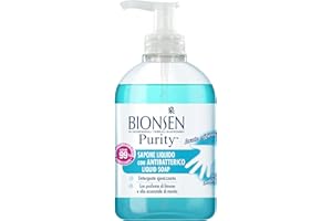 Bionsen Sapone Liquido Mani Igienizzante con Antibatterico Efficacia Istantanea, Detersione/Igiene delle Mani in Pochi Secondi, Formato 300ml