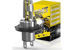 BMT xms H4 LED - 9003 HB2 LED Motorcykelstrålkastare - 600% ljusstarkare 10000LM 6500K bländande vitt, 1-pack