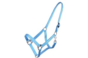 ARBO-INOX® Halfter mit Schiebeschnalle Stallhalfter Basic (Mini Shetty, hellblau)