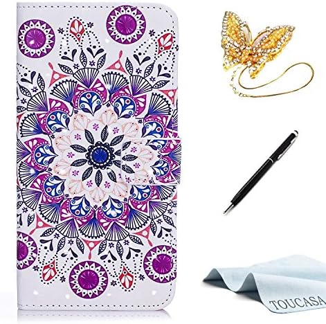 TOUCASA® Huawei P10 Lite case,Huawei P10 Lite case,Leather Wallet Magnetic Case Card Slots Cash Holder Kickstand pu Flip Book Case with [3D Bling Glitter Smooth Surface][Cute Animal Unicorn Butterfly Owl] Design for Huawei P10 Lite + Free Touch Stylus Pen &amp; Dust Plug-Totem