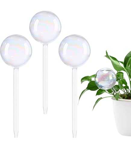 ZEACCT Set Van 6 Zelfbewaterende Plantenbollen - Automatische PVC Irrigatielampen Voor Binnen/Buiten Potplanten | Geleidelijk Hydratatiesysteem