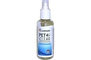 Olanmarp PetiClear - Neutralise durablement les odeurs d'animaux - Pour chiens, chats et petits animaux - Idéal pour la maison, la voiture, les textiles - Spray de 150 ml - Fabriqué en Allemagne