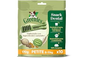 Greenies Snack Dental 100% Natural para perros Pequeños 6x170g