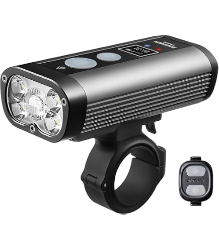 Phare Avant Vélo Rechargeable Exposure Lights MK12 SB ACTIV - Noir Aluminium - Puissant