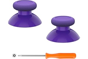 eXtremeRate Joysticks para Xbox Series S X Control Palancas Analogicos Joystick Reemplazable para Xbox One Repuesto para Pulgar Thumbsticks para Xbox One S/X/Estandard/Elite Mando(Violeta)