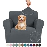 Ystyle Sofa Cover 1 Seater Adjustable, Elastic Armchair Covers, Sofa Cover Anti Cat Dogs, Sofa Cover with Armrests, Jacquard