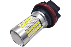 Ruiandsion HS5 LED Headlight Bulb 12-30V Super Bright 3030 66SMD Chipsets 6000K White High Low Beam LED Bulb Replacement for Motorcycle Headlight