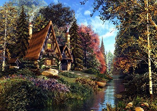 Impuzzle "Fairytale Cottage" 1014 Piece Jigsaw Puzzle For Adults, Teens And Family