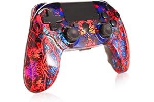 TPFOON Mando Compatible para PS4, Joystick Inalámbrico Compatible para PS4 Slim/Pro/PC, Wireless Gamepad