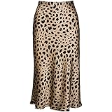 jupe soie leopard