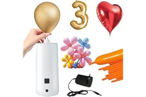 OBEST Pompa Elettrica per Palloncini Silenziosa Gonfia Palloncini Elettrico,Gonfiatore Portatile Della Macchina a Palloncino per Matrimoni Feste Compleanni Decorazioni di Natale
