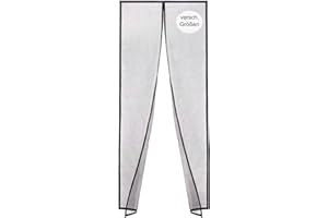 Fliegengitter Tür 100x190 cm – Door Easy Magnetvorhang ohne Bohren – Insektenschutz für Balkon & Terrassentür – verstärktes Kunststoffgewebe, windstabil & feinmaschig