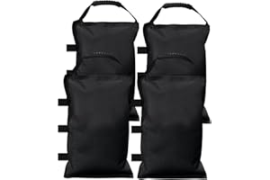 Rzmayis Gazebos Weights, 4 Pack Industrial Grade Weight Bags, Garden Party Outdoor Tent Leg Weights for Pop Up Gazebo, Canopy,Tent (4 Pack)