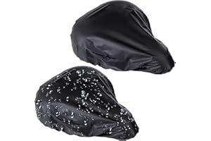 AONAT 2 pièces Housse de Pluie pour siège de Vélo, Couvre-Selle de Vélo Imperméable, Housse de Selle de Vélo Résistante à l'eau,Housse de Siège de Vélo pour Protéger Votre Selle