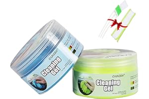 CARGEN 2 piezas de gel mágico para limpieza de interior de coche, herramientas de detalles, limpiador de teclado, limpieza de detalles, masilla de limpieza universal, limpiador de polvo para auto portátil