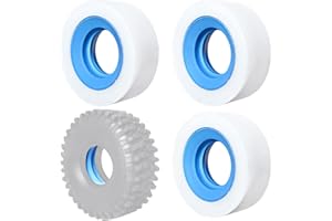GoHobby 1.9 Tire Foam RC Crawler 1.9 Dual Stage Foam Inserts for Axial SCX10 90046 TRX4 Rock Crawler 1.9 Inch Wheel Tires, Set of 4