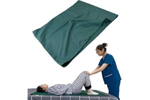 KLLJ Drap de Glisse,Drap de Transfert,Drap de Transfert pour Personnes âgées,Support de Positionnement,Planche de Transfert pour Patients Alités,Feuilles Coulissantes pour Personnes âgées