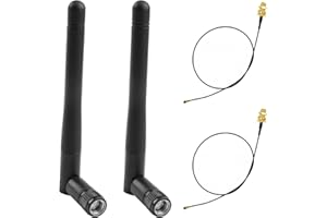 YEWSEAS WLAN Antenne PC, WiFi Antenne 2,4GHz 5GHz 5,8GHz 8dBi RP-SMA-Stecker und U.FL IPX IPEX Verlängerungskabel 2-Pack für NGFF Wireless Netzwerkkarten WiFi Adapter Laptop