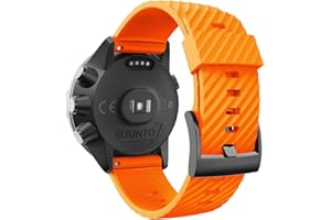 WIIKAI Bracelet de Rechange en Silicone pour suunto 7/9/9 baro/Spartan Sport/D5 Bracelets de Montre de Rechange.