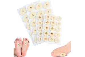 MIUNPRI Cuscini Di Mais Autoadesivi In Morbida Schiuma Di Lattice, 60 Posti. Cuscinetti Per Calli Autoadesivi Le Macchie Circolari E Ovali Della Crosta Alleviano Il Dolore Ai Piedi Anti-Attrito