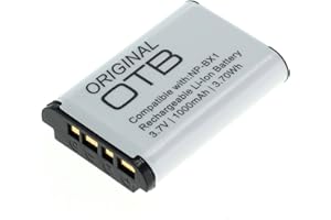 OTB 8006308 - Batteria agli ioni di litio per Sony NP-BX1, colore: Nero