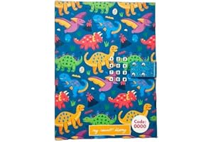 Roymart Dagbok med hemlig kod Dinos 15 x 20,5 x 3 cm