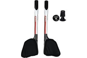 PLATT Triathlon Guidon 31,8 Carbon Repos Vélo Prolongateur AeroBar pour VTT Cyclisme Vélo Route, 3K Brillant