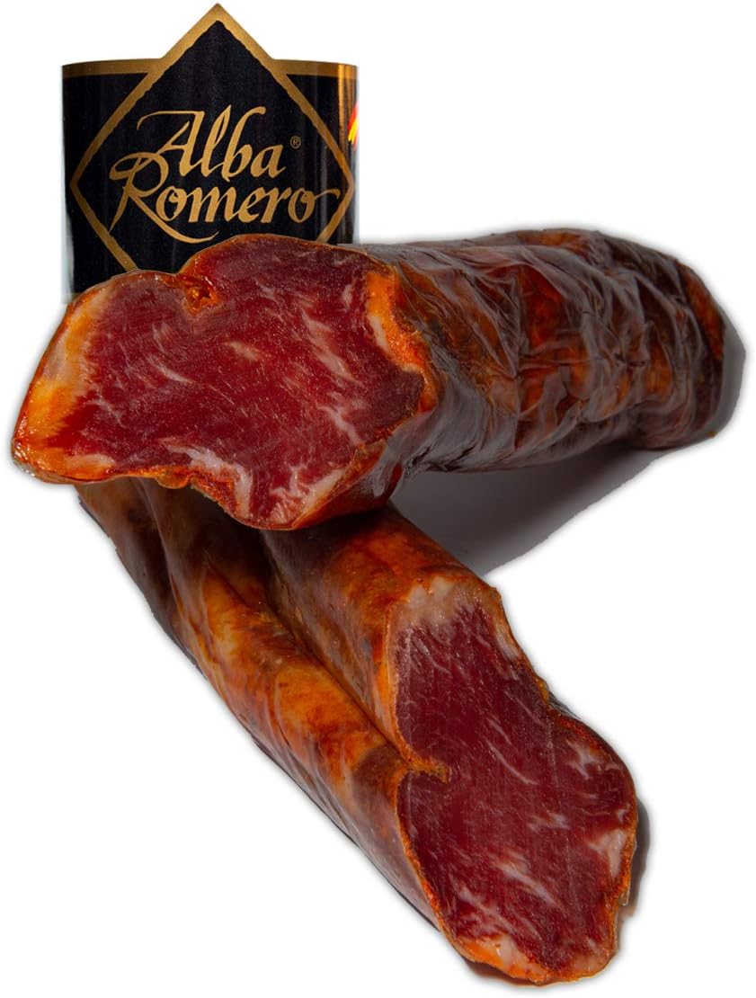 Lomo 100% Ibérico de Bellota ALBA ROMERO | Pieza entera de peso aproximado 1.2 KG | Embutido curado y envasado al vacío |