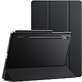 JETech Case for Samsung Galaxy Tab S10 Lite/S10 FE/S9 FE 10.9", Black | Rear Translucent Slim, Tri-fold Stand, Auto Wake / Sl