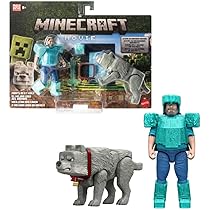 Minecraft Creator Serie Superparty Paleis Speelset met licht, muziek en actiefiguur van ruim 8 cm, speelgoed en cadeau voor verzamelaars vanaf 6 jaar, HJG73