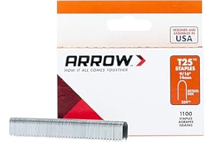 Arrow 160844 T25 Boîte de 1000 agrafes 14 mm pour câble ø 8 mm