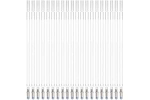 Rnigra 20 penne cancellabili a caldo per tessuti, per cucito, pennarelli cancellabili per cucito, penne da ricamo, penne per tessuto, trapuntatura, cucito, sartoria, ricami (ricarica bianca)