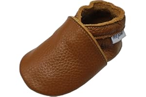 Mejale Baby Lederschuhe Kleinkind Kleinkind Weiche Sohle Mokassins Schuhe Jungen Mädchen Pre-Walker