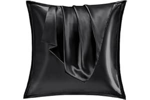 VIELIT Poszewka na poduszkę, jedwabna satyna, na 2 szt. 65 x 65 cm, podobna jedwabna poszwa na poduszkę z zamknięciem na kopertę, pielęgnacja skóry i włosów, zmniejsza zmarszczki i wypadanie włosów,