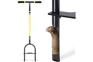 Jardineer Lawn Aerator Hollow Tine for Grass, Soil Compaction, Manual Aerator Lawn Tool Coring with 2 Metal Plugs and Soft Grip