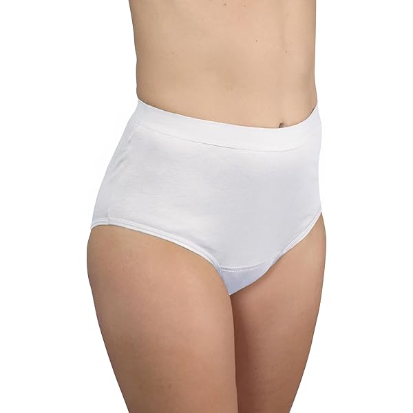 Carer Mutandine Da Donna Per L'Incontinenza, Slip In Cotone Lavabile Adulto Con Tampone Assorbente Progettato Per Le Donne Con Lieve Incontinenza Nero Taglia M - Foto 5