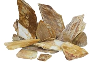 WYSKONT Pietre di Ardesia per Acquario o terrario - Decorazione Naturale per Acquario - Rocce Ornamentali Marine - Supporta la filtrazione dell'Acqua - Adatto Come Grotta Nascosta - Arcobaleno 15 kg