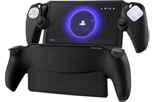 CoBak Silikon Hülle Case Kompatibel mit Playstation Portal Remote Player, Rutschfester und Staubdichter Schutz, Schwarz
