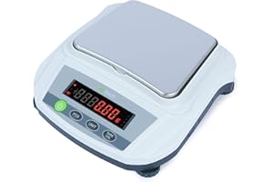 U.S. Solid Báscula digital 2000 g x 0,01 g - Báscula analítica precisa para cocina, joyería y pesaje científico - 100-240 AC