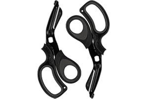 MEUUT 2 Pack Medical Scissors Trauma Shears-8 inches Patented Bandage Scissors, Surgical Grade Shears Stainless Steel EMT Scissors for Doctors Nurses EMT Workers