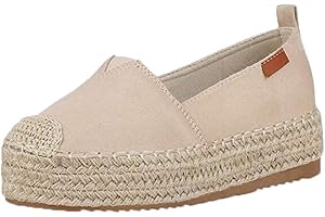 SUSENSTONE Espadrilles Femme Compensees Loafers Ete Mode Chic Pas Cher Confort Respirantes LéGèRes Tendance Plates Grand Taille Chaussures De Plage