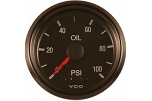 VDO 150-030 Oil Pressure Gauge, 100Psi