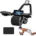 WESTCH New with timer Ab Abdominal Exercise Roller Elbow Support,abs roller wheel core exercise equipment,Abs Workout Equipment,Dolly Core Strengthening Trainer Fitness Belly Training Ab Roller